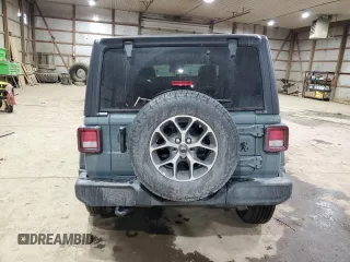 2024 Jeep Wrangler Willys with VIN 1C4PJXAG4RW260511, listed as a Copart auction lot 42425645 with 11,996 mi miles and Salvage title. Bid and sale history available at DreamBid. Image 6.