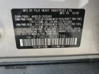 2010 Subaru Forester X Premium с VIN JF2SH6CC7AH747318, выставлен на аукционе Copart как лот 61832835 с пробегом 219 750 миль миль и Чистый • Clean title. История ставок и продаж доступна на DreamBid. Изображение 13.