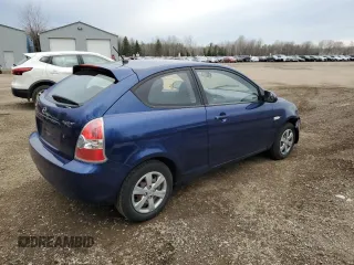 2008 Hyundai Accent Man L with VIN KMHCN35C68U080844, listed as a Copart auction lot 80513974 with 53,925 mi miles and Salvage Title. Bid and sale history available at carsss.com. Image 3.