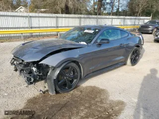 2022 Ford Mustang EcoBoost with VIN 1FA6P8TH9N5150100, listed as a Copart auction lot 47296295 with 21,996 mi miles and Salvage Title. Bid and sale history available at carsss.com. Image 1.