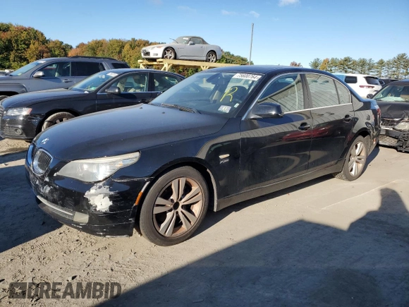 2010 BMW 5 Series 528i xDrive with VIN WBANV1C50AC445260, listed as a Copart auction lot 75600764 with Not Provided miles and Salvage Title. Bid and sale history available at DreamBid. Image 1.