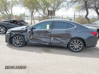 2015 Acura TLX V6 Tech with VIN 19UUB2F51FA010423, listed as a IAAI auction lot 41927772 with 139,966 mi miles. Bid and sale history available at carsss.com. Image 14.