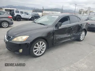 2008 Lexus IS 250 with VIN JTHBK262482071014, listed as a Copart auction lot 53658945 with 127,798 mi miles and Salvage Title. Bid and sale history available at carsss.com. Image 1.