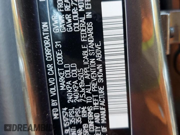 2020 Volvo XC60 Inscription с VIN YV4A22RL9L1517574, выставлен на аукционе Copart как лот 76912204 с пробегом 97 482 миль миль и Списание • Salvage title. История ставок и продаж доступна на DreamBid. Изображение 15.