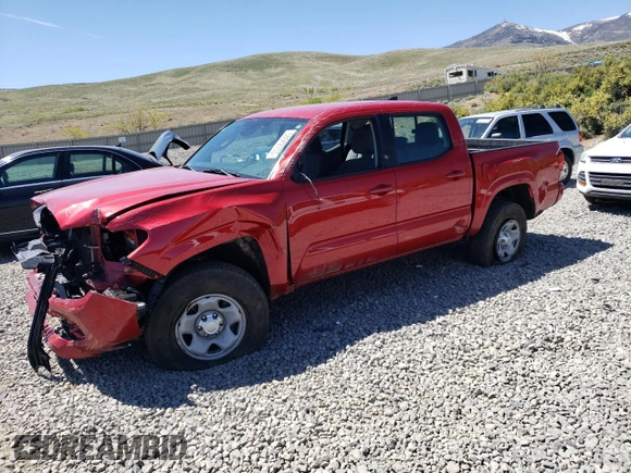 2018 Toyota Tacoma SR with VIN 5TFAX5GN6JX123910, listed as a Copart auction lot 55942755 with 76,043 mi miles and Salvage title. Bid and sale history available at DreamBid. Image 1.