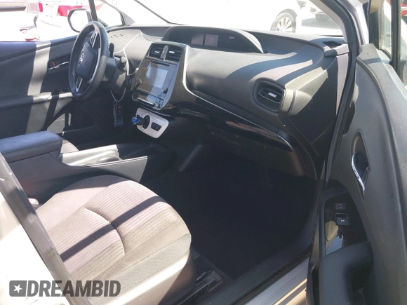 2018 Toyota Prius Two with VIN JTDKBRFU6J3068322, listed as a IAAI auction lot 42001483 with 57,597 mi miles. Bid and sale history available at carsss.com. Image 5.