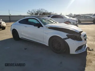 2017 Mercedes-Benz C 63 S AMG with VIN WDDWJ8HB2HF546597, listed as a Copart auction lot 43569455 with Not Provided miles and Salvage Title. Bid and sale history available at carsss.com. Image 4.