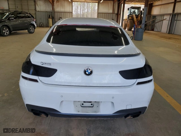 2015 BMW 6 Series 650i with VIN WBA6B2C5XFD799226, listed as a Copart auction lot 51317235 with 128,464 mi miles and Clean Title. Bid and sale history available at carsss.com. Image 6.