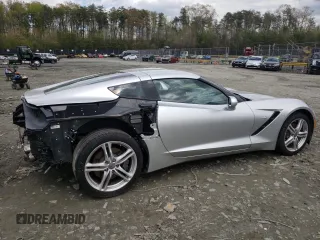 2017 Chevrolet Corvette 3LT z VIN 1G1YF2D78H5114503, wystawiony jako Copart lot #53100385 z przebiegiem 19 329 mil mil oraz Szkoda całkowita • Salvage title. Historia ofert i sprzedaży dostępna na DreamBid. Obrazek 3.