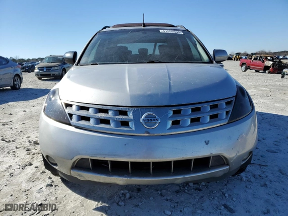 2005 Nissan Murano SL with VIN JN8AZ08T15W305217, listed as a Copart auction lot 41696695 with 238,677 mi miles and Salvage Title. Bid and sale history available at carsss.com. Image 5.