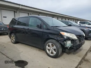 2012 Toyota Sienna with VIN 5TDKA3DC5CS013775, listed as a Copart auction lot 46312695 with 218,890 mi miles and Salvage Title. Bid and sale history available at DreamBid. Image 4.