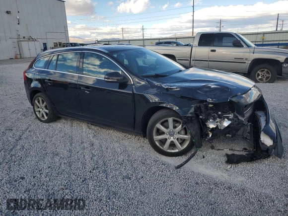2017 Volvo V60 Premier with VIN YV140MSK5H1359478, listed as a Copart auction lot 80969364 with 0 mi miles and Salvage Title. Bid and sale history available at carsss.com. Image 4.