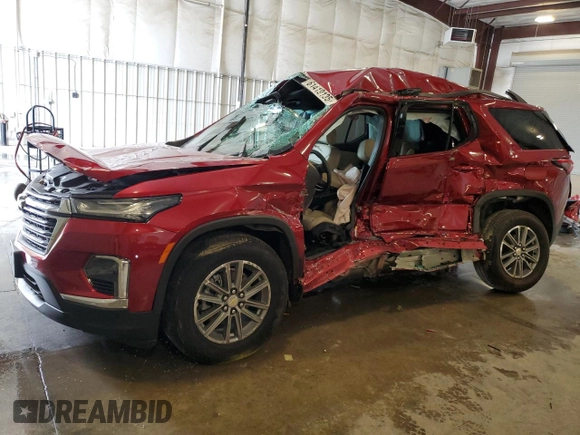 2023 Chevrolet Traverse LT with VIN 1GNEVHKWXPJ229112, listed as a Copart auction lot 61419135 with 26,849 mi miles and Non repairable. Bid and sale history available at DreamBid. Image 1.
