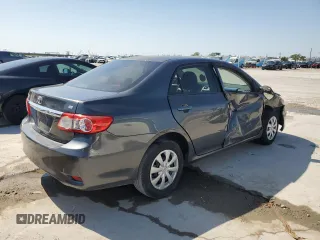 2011 Toyota Corolla L with VIN 2T1BU4EE4BC748106, listed as a Copart auction lot 51439955 with 133,188 mi miles and Salvage Title. Bid and sale history available at carsss.com. Image 3.