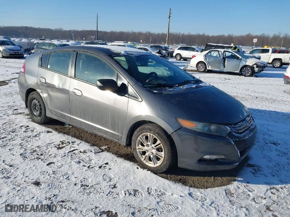 2011 Honda Insight EX with VIN JHMZE2H76BS004162, listed as a IAAI auction lot 41333373 with 287,593 mi miles. Bid and sale history available at carsss.com. Image 1.