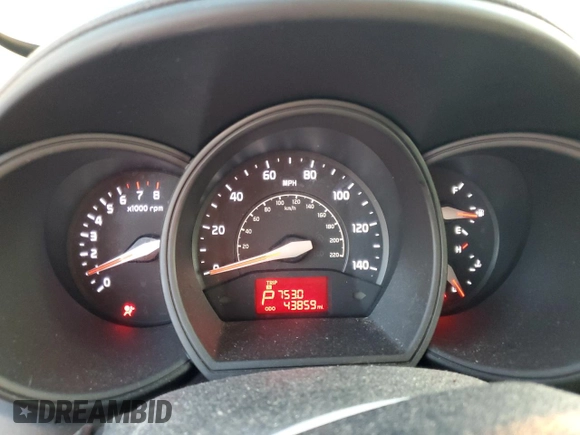 2017 Kia Rio EX with VIN KNADN4A39H6058651, listed as a Copart auction lot 78349644 with 43,859 mi miles and Salvage Title. Bid and sale history available at carsss.com. Image 9.