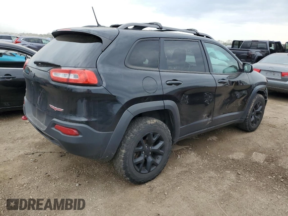 2015 Jeep Cherokee Trailhawk с VIN 1C4PJMBB5FW615179, выставлен на аукционе Copart как лот 54600985 с пробегом 133 724 миль миль и Списание • Salvage title. История ставок и продаж доступна на DreamBid. Изображение 3.