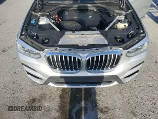 2021 BMW X3 sDrive30i with VIN 5UXTY3C01M9F59546, listed as a Copart auction lot 51930365 with 155,537 mi miles and Clean Title. Bid and sale history available at DreamBid. Image 12.
