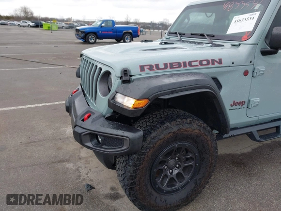 2023 Jeep Wrangler Rubicon with VIN 1C4JJXFG7PW654564, listed as a IAAI auction lot 41833534 with 22,277 mi miles and . Bid and sale history available at DreamBid. Image 18.
