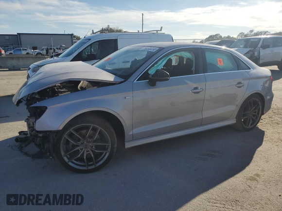 2015 Audi A3 2.0T Prestige with VIN WAUKFGFF7F1121894, listed as a Copart auction lot 76058414 with 88,205 mi miles and Salvage Title. Bid and sale history available at carsss.com. Image 1.