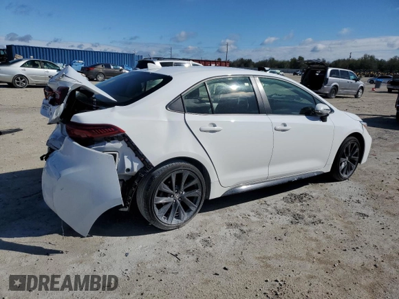 2023 Toyota Corolla Hybrid LE with VIN JTDBCMFE0PJ009313, listed as a Copart auction lot 46542735 with 74,526 mi miles and Non Repairable. Bid and sale history available at carsss.com. Image 3.