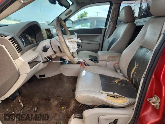 2006 Jeep Grand Cherokee Limited with VIN 1J4HR58N06C183181, listed as a Copart auction lot 63910795 with 219,189 mi miles and Salvage title. Bid and sale history available at DreamBid. Image 7.