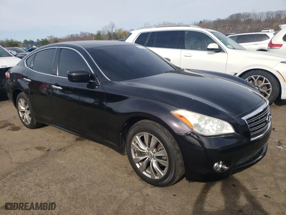 2013 Infiniti M37 with VIN JN1BY1AR0DM601754, listed as a Copart auction lot 51271115 with 163,839 mi miles and Salvage Title. Bid and sale history available at carsss.com. Image 4.
