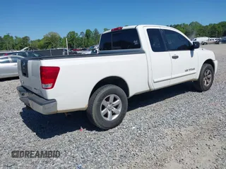 2008 Nissan Titan XE with VIN 1N6BA06C38N351875, listed as a IAAI auction lot 42060102 with 174,337 mi miles and . Bid and sale history available at DreamBid. Image 4.