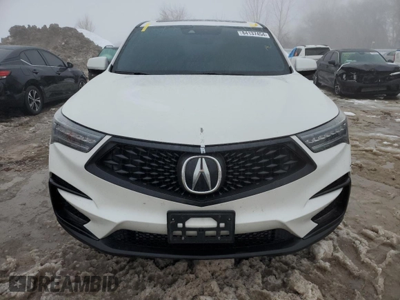 2021 Acura RDX w/A-Spec Package with VIN 5J8TC2H60ML801879, listed as a Copart auction lot 84137454 with 0 mi miles and Clean Title. Bid and sale history available at carsss.com. Image 5.