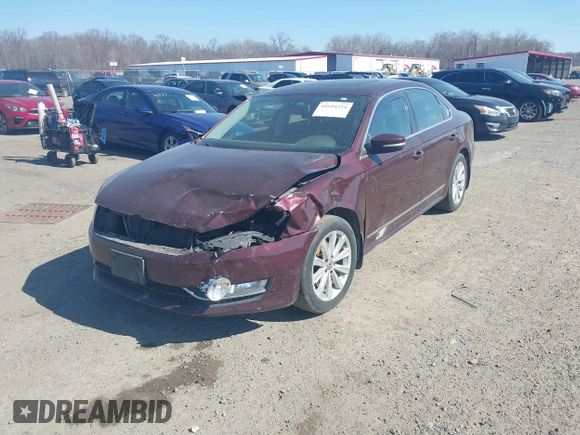 2013 Volkswagen Passat SEL Premium z VIN 1VWCP7A39DC052321, wystawiony jako IAAI lot #41694214 z przebiegiem 151 931 mil mil oraz . Historia ofert i sprzedaży dostępna na DreamBid. Obrazek 2.