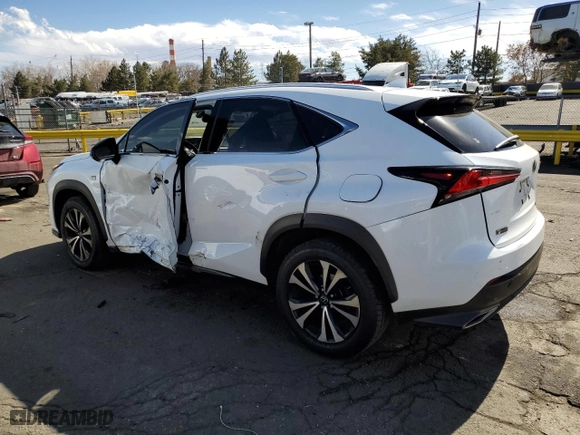 2019 Lexus NX with VIN JTJBARBZ3K2206634, listed as a Copart auction lot 47739195 with 94,217 mi miles and Salvage Title. Bid and sale history available at carsss.com. Image 2.