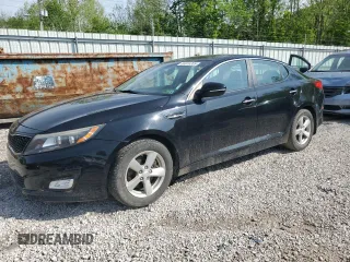 2015 Kia Optima LX with VIN 5XXGM4A71FG448373, listed as a Copart auction lot 55916305 with 124,806 mi miles and Salvage title. Bid and sale history available at DreamBid. Image 1.