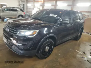 2016 Ford Utility Police Interceptor with VIN 1FM5K8AR4GGA63806, listed as a Copart auction lot 80040954 with 167,168 mi miles and Salvage Title. Bid and sale history available at carsss.com. Image 1.