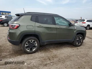 2018 Jeep Compass Trailhawk z VIN 3C4NJDDB4JT307441, wystawiony jako Copart lot #58485585 z przebiegiem 158 871 mil mil oraz Szkoda całkowita • Salvage title. Historia ofert i sprzedaży dostępna na DreamBid. Obrazek 3.