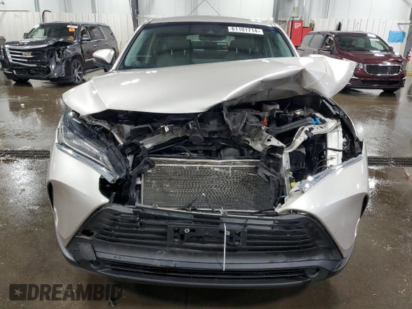2022 Toyota Venza LE with VIN JTEAAAAH2NJ094133, listed as a Copart auction lot 61101714 with 47,223 mi miles and Salvage Title. Bid and sale history available at carsss.com. Image 5.