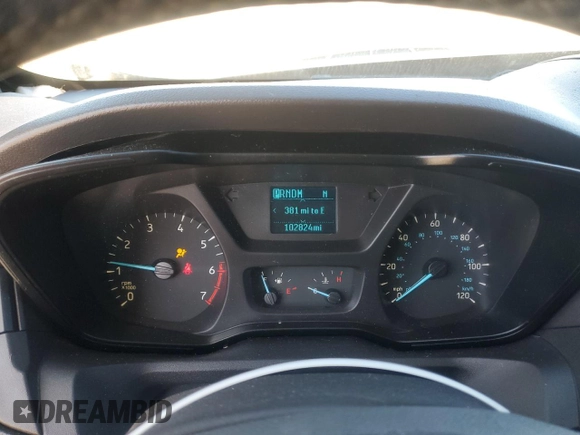 2017 Ford Transit with VIN 1FTYR1CG0HKA34043, listed as a Copart auction lot 84085694 with 102,824 mi miles and Salvage Title. Bid and sale history available at DreamBid. Image 9.