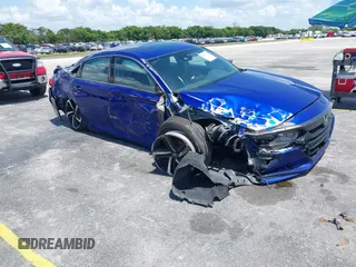 2020 Honda Accord Sport with VIN 1HGCV2F32LA022514, listed as a IAAI auction lot 42469848 with 69,514 mi miles and . Bid and sale history available at DreamBid. Image 1.