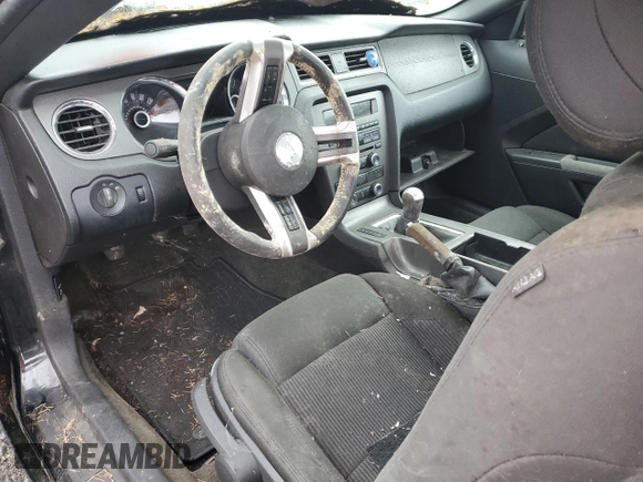 2013 Ford Mustang V6 with VIN 1ZVBP8AM9D5280169, listed as a Copart auction lot 81176564 with 155,330 mi miles and Salvage title. Bid and sale history available at DreamBid. Image 8.