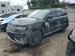 2019 Jeep Grand Cherokee Summit with VIN 1C4RJFJG3KC716637, listed as a Copart auction lot 64287073 with 45,103 mi miles and . Bid and sale history available at DreamBid. Image 1.