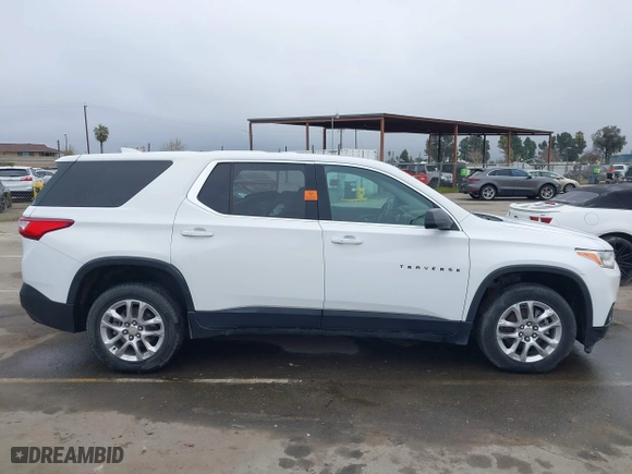 2021 Chevrolet Traverse LS with VIN 1GNERFKW1MJ150335, listed as a IAAI auction lot 41653664 with 1 mi miles. Bid and sale history available at carsss.com. Image 13.