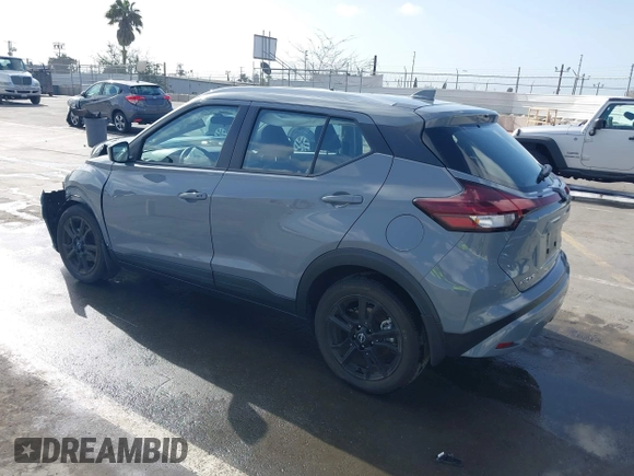 2023 Nissan Kicks SV with VIN 3N1CP5CV7PL472757, listed as a IAAI auction lot 41942468 with 45,037 mi miles. Bid and sale history available at carsss.com. Image 3.