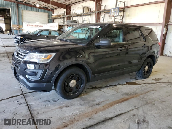 2017 Ford Police Interceptor Utility с VIN 1FM5K8AR3HGD60017, выставлен на аукционе Copart как лот 61681705 с пробегом 157 845 миль миль и Чистый • Clean title. История ставок и продаж доступна на DreamBid. Изображение 1.