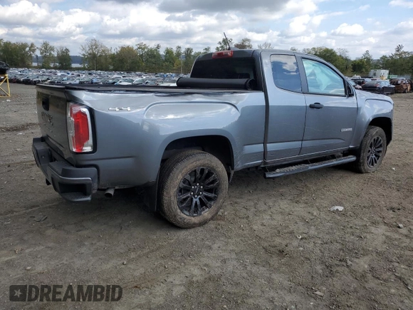 2021 GMC Canyon 4WD Elevation Standard with VIN 1GTH6BEN7M1212279, listed as a Copart auction lot 74376114 with 14,147 mi miles and Salvage Title. Bid and sale history available at carsss.com. Image 3.