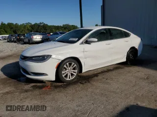 2015 Chrysler 200 Limited with VIN 1C3CCCAB0FN593865, listed as a Copart auction lot 53133705 with 111,687 mi miles and Salvage Title. Bid and sale history available at carsss.com. Image 1.