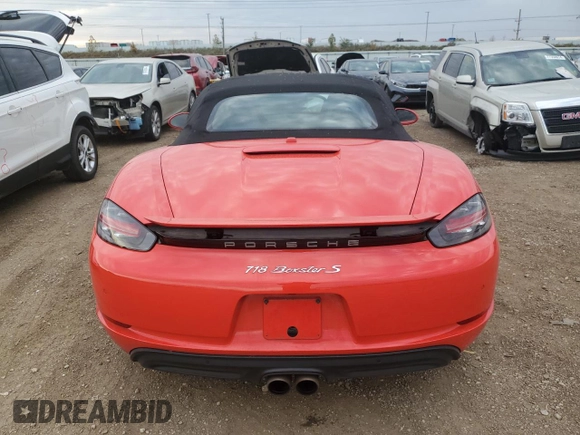 2017 Porsche 718 Boxster S z VIN WP0CB2A82HS240853, wystawiony jako Copart lot #77400654 z przebiegiem 51 330 mil mil oraz Szkoda całkowita • Salvage title. Historia ofert i sprzedaży dostępna na DreamBid. Obrazek 6.