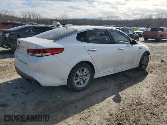 2016 Kia Optima LX with VIN KNAGT4L31G5086660, listed as a Copart auction lot 42905625 with 125,119 mi miles and Salvage Title. Bid and sale history available at carsss.com. Image 3.