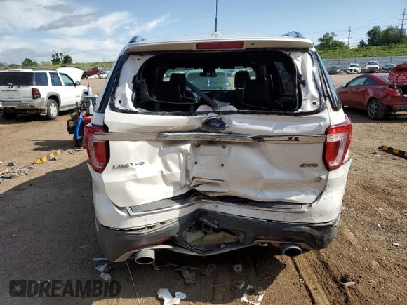 2019 Ford Explorer Limited with VIN 1FM5K8F89KGB48844, listed as a Copart auction lot 61423955 with 161,762 mi miles and Salvage title. Bid and sale history available at DreamBid. Image 6.