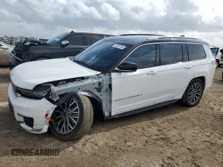 2021 Jeep Grand Cherokee Summit Reserve с VIN 1C4RJKET1M8193043, выставлен на аукционе Copart как лот 45234145 с пробегом 20 468 миль миль и Списание • Salvage title. История ставок и продаж доступна на DreamBid. Изображение 1.