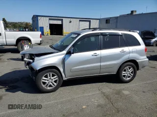 2002 Toyota RAV4 with VIN JTEGH20V220071908, listed as a Copart auction lot 62267355 with 158,056 mi miles and Salvage title. Bid and sale history available at DreamBid. Image 1.