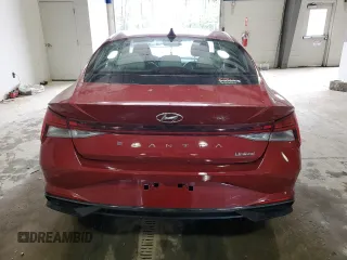 2021 Hyundai Elantra Limited z VIN KMHLP4AGXMU168248, wystawiony jako Copart lot #45450395 z przebiegiem 16 851 mil mil oraz Szkoda całkowita • Salvage title. Historia ofert i sprzedaży dostępna na DreamBid. Obrazek 6.